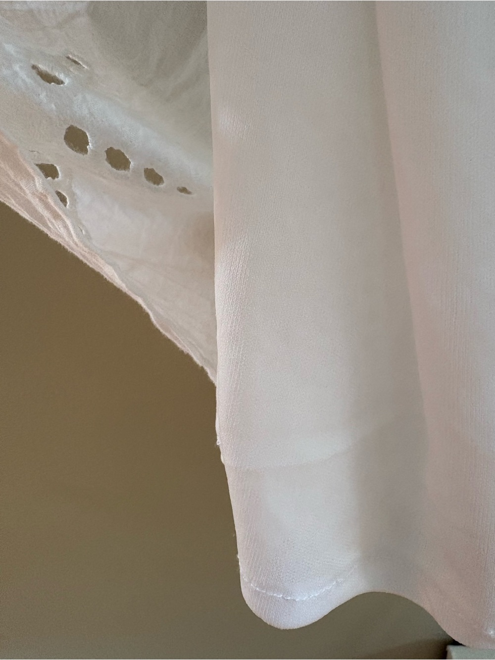 Sim & Sam NWT White Cotton Eyelet Embroidered Coastal Maxi Dress Size S Boho - Picture 7 of 9